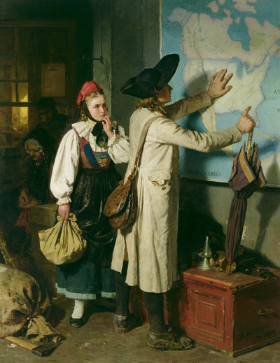 The Emigrants by Berthold Woltze